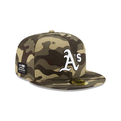 Sapca New Era Oakland Athletics MLB Armed Forces Weekend 59FIFTY Fitted - Verzi